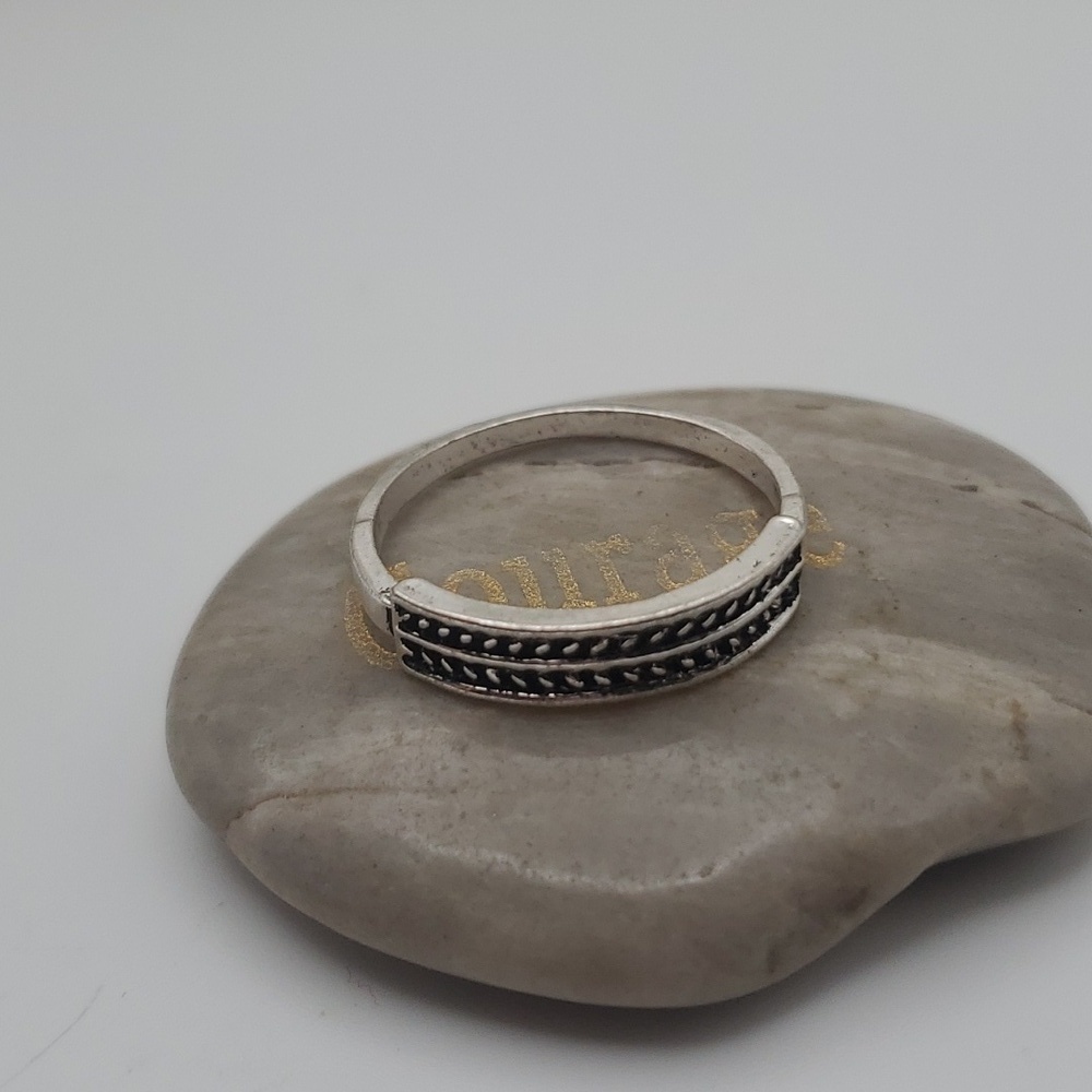 10.5 silver Phoenix ring R164 - Picture 2 of 4